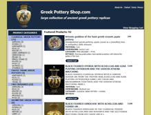 Tablet Screenshot of greekpotteryshop.com